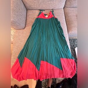 Colorful Sleeveless Maxi Dress from Japan